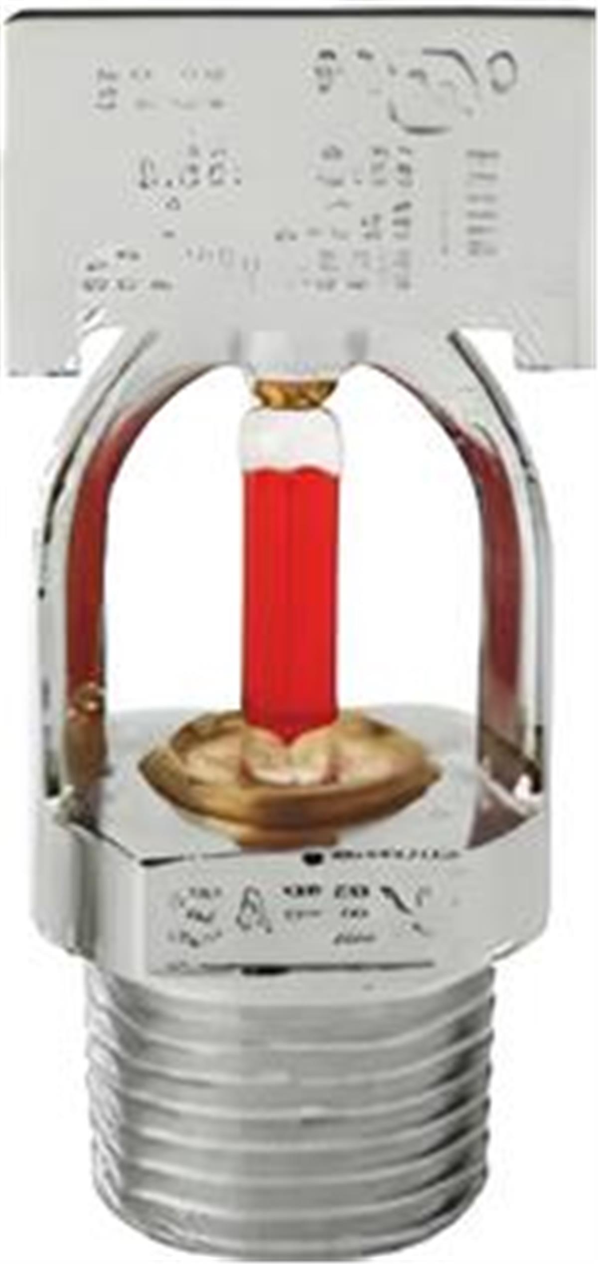 DİKEY TİP SIDEWALL BEYAZ/KROMAJ SPRINKLER /STANDART TEPKİMELİ