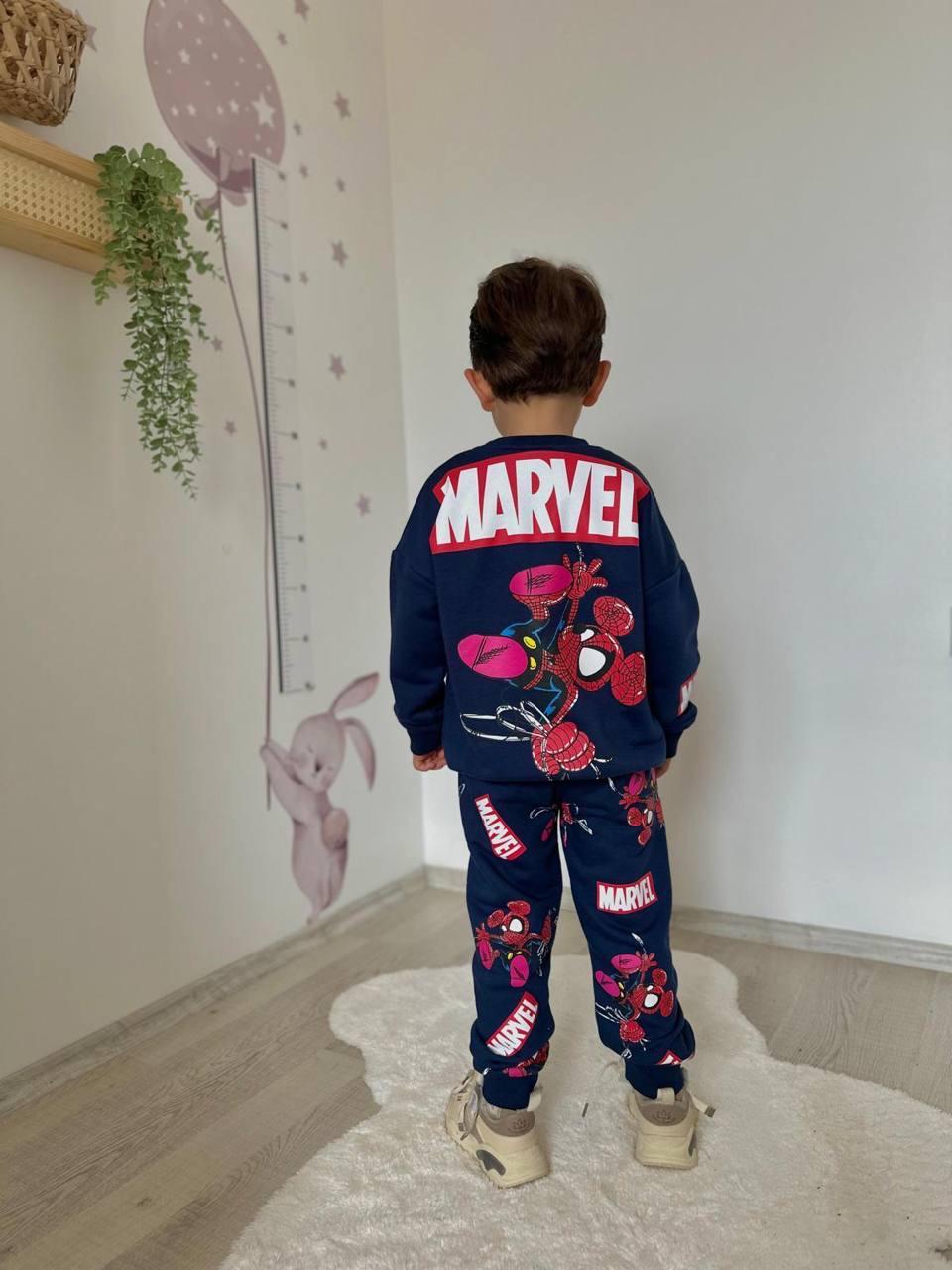 MARVEL KARAKTER BASKILI ERKEK ÇOCUK EŞOFMAN TAKIMI