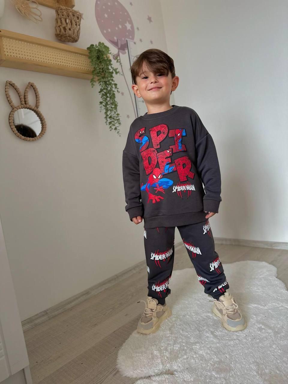 SPIDER-MAN BASKILI ERKEK ÇOCUK EŞOFMAN TAKIMI