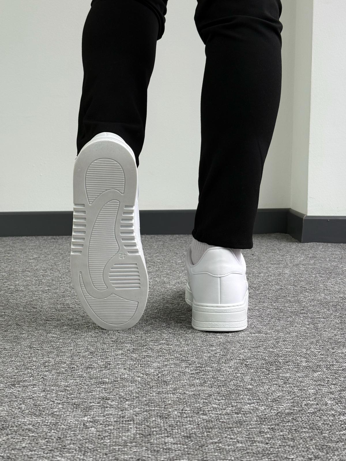 Giesto Klasik Yüksek Tabanlı Beyaz Sneaker