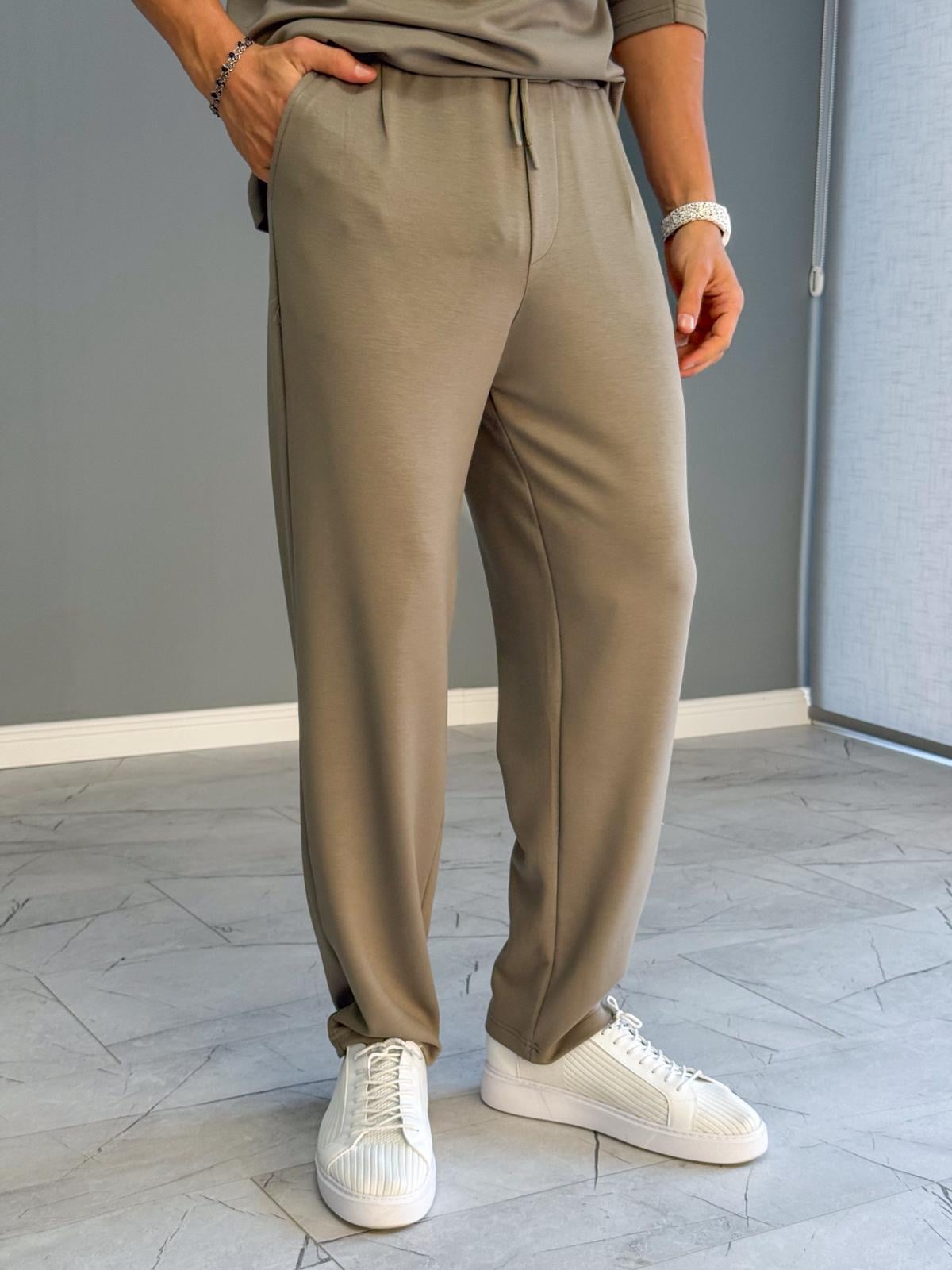 Haki Yeşil Osyho Soft Flow Pantolon