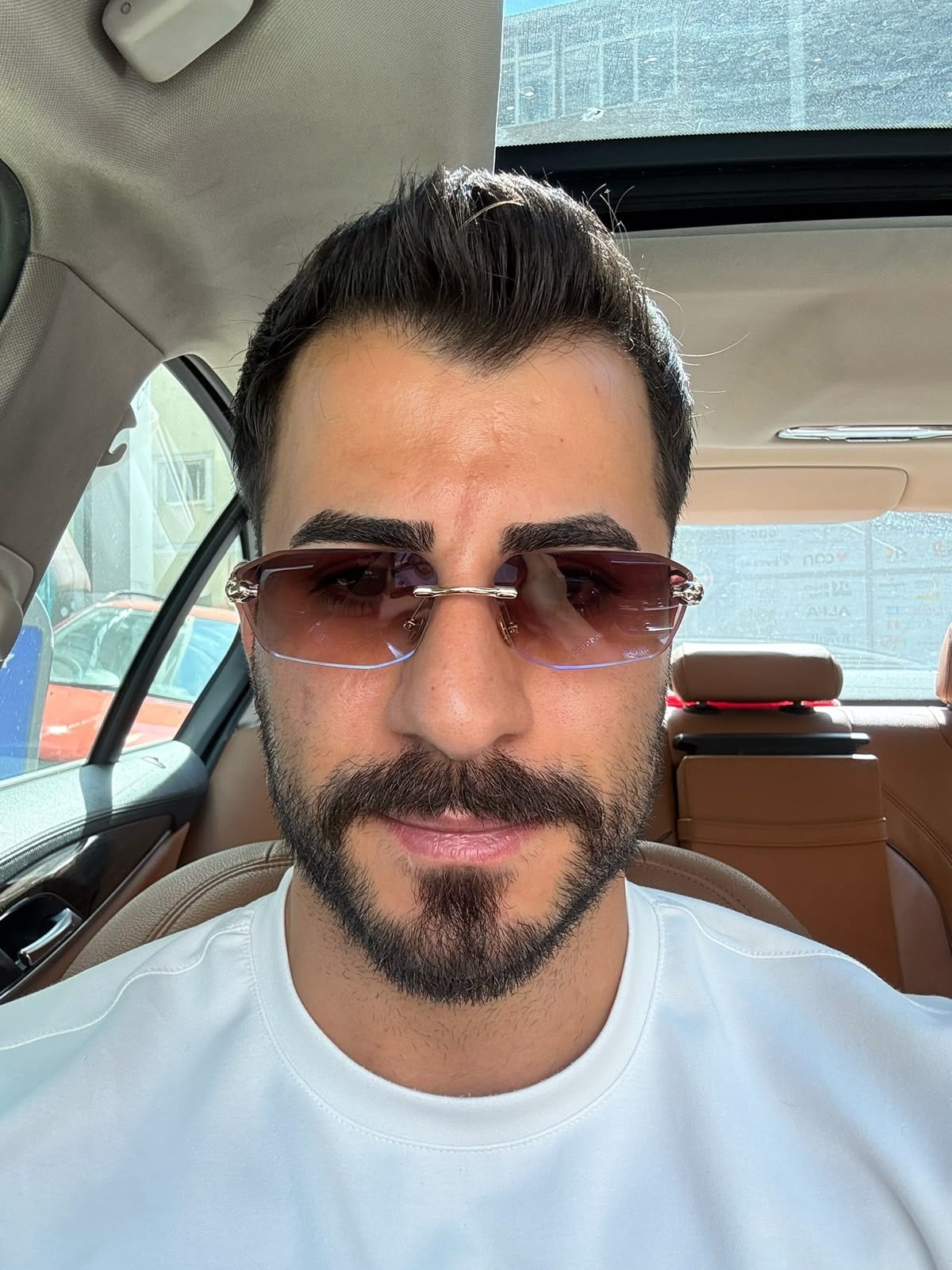 Kahverengi Vintage Premium Eşref Tek Güneş Gözlük