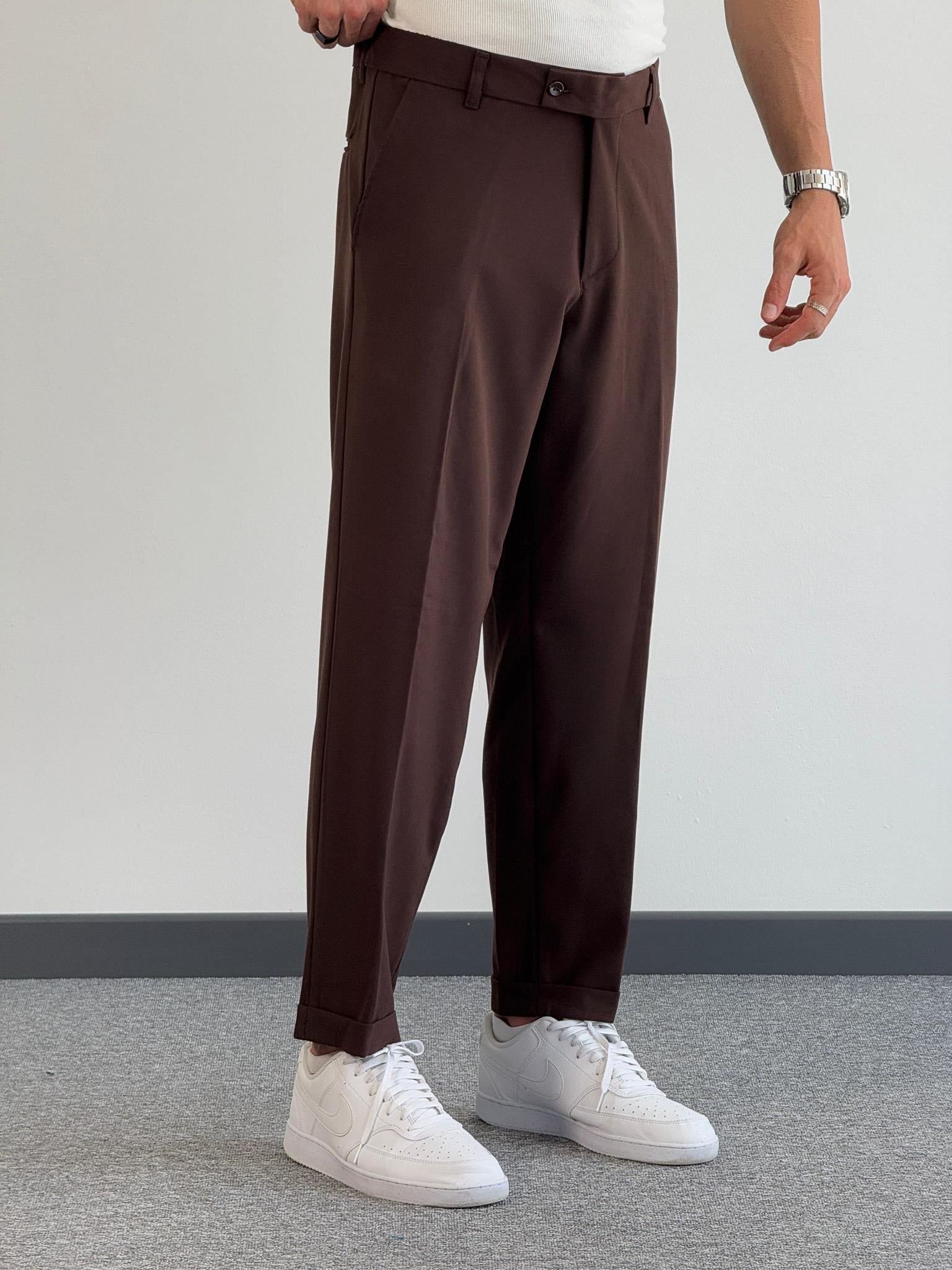 Konfor ve Stil(Retro Zarafeti Kazak-S149)-(Duble Paça Kumaş Pantolon-DPP1203)