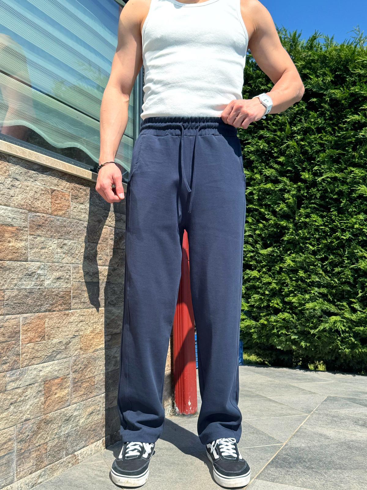 Lacivert Premium Oversize Rahat Eşofman Takım