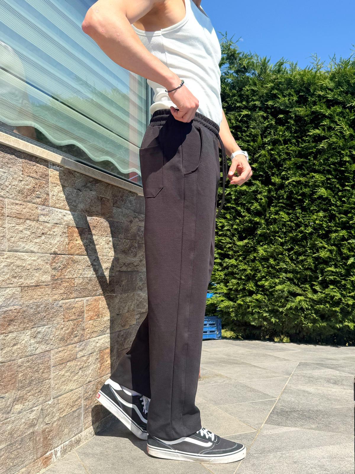 Siyah Premium Oversize Rahat Eşofman Takım