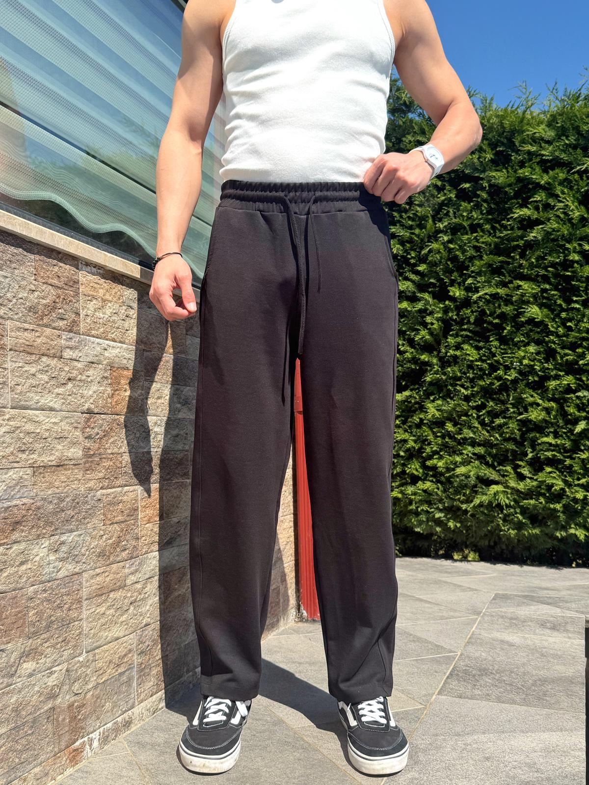 Siyah Premium Oversize Rahat Eşofman Takım