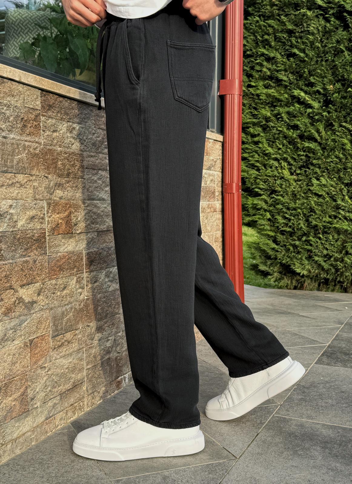 Siyah Prime Gabardin Pantolon