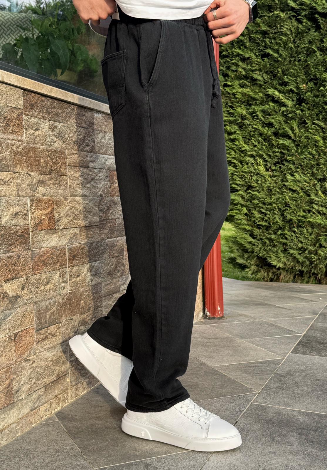 Siyah Prime Gabardin Pantolon