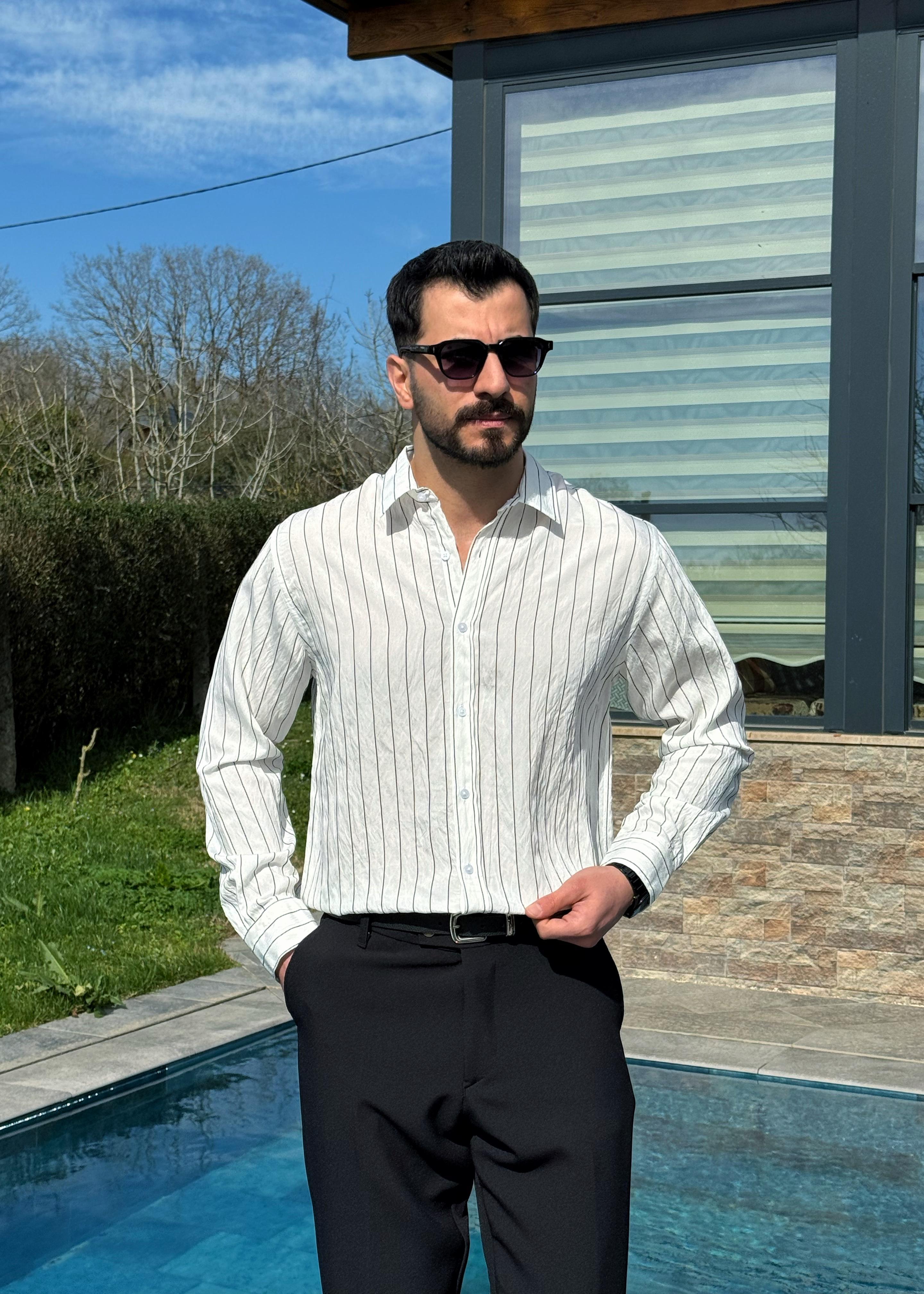 Yazlık Ofis Kombini (Gömlek-G105/Pantolon- DPP)