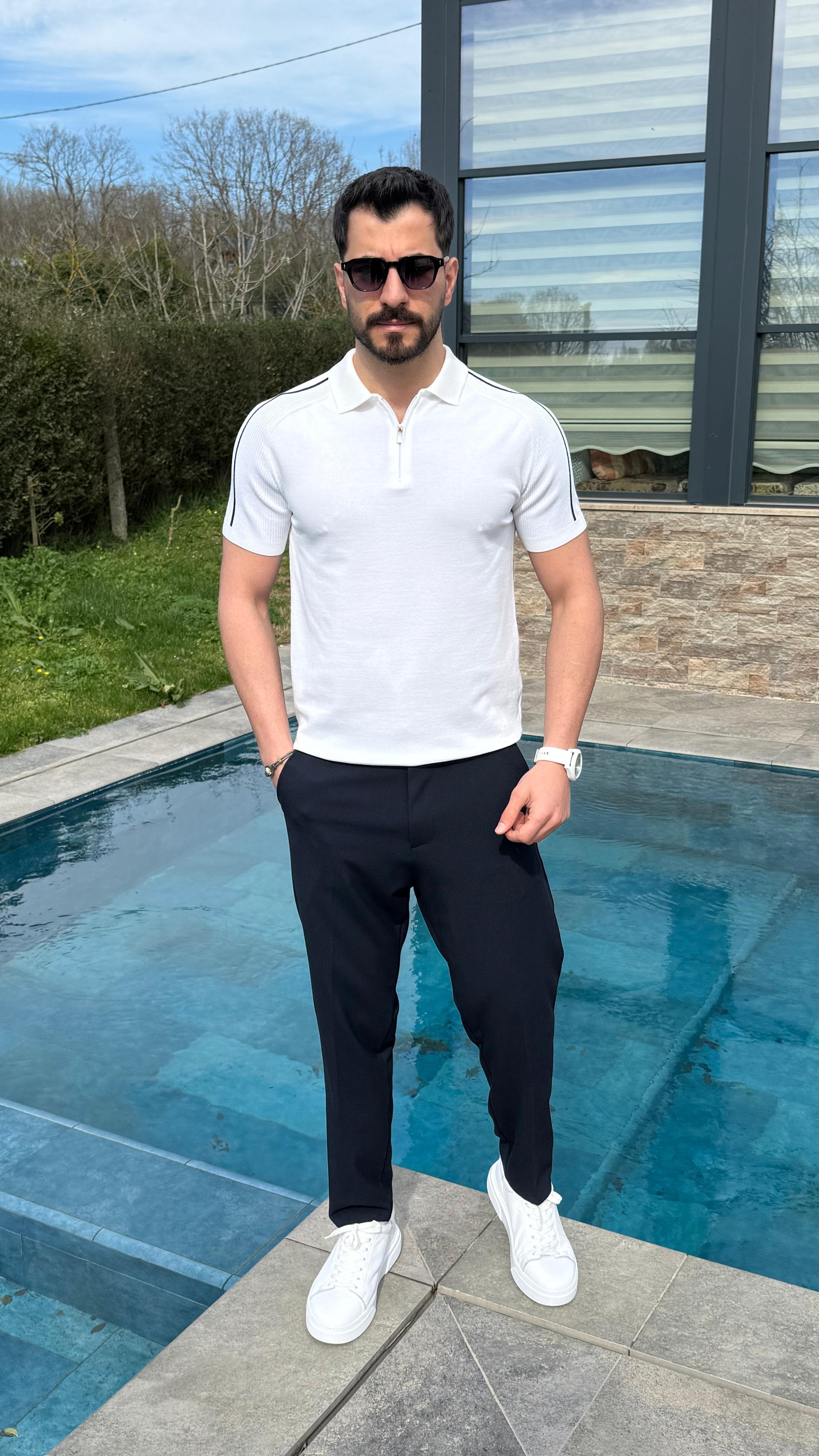 Yazlık Ofis Kombini (T-Shirt-T13/Pantolon-K100)