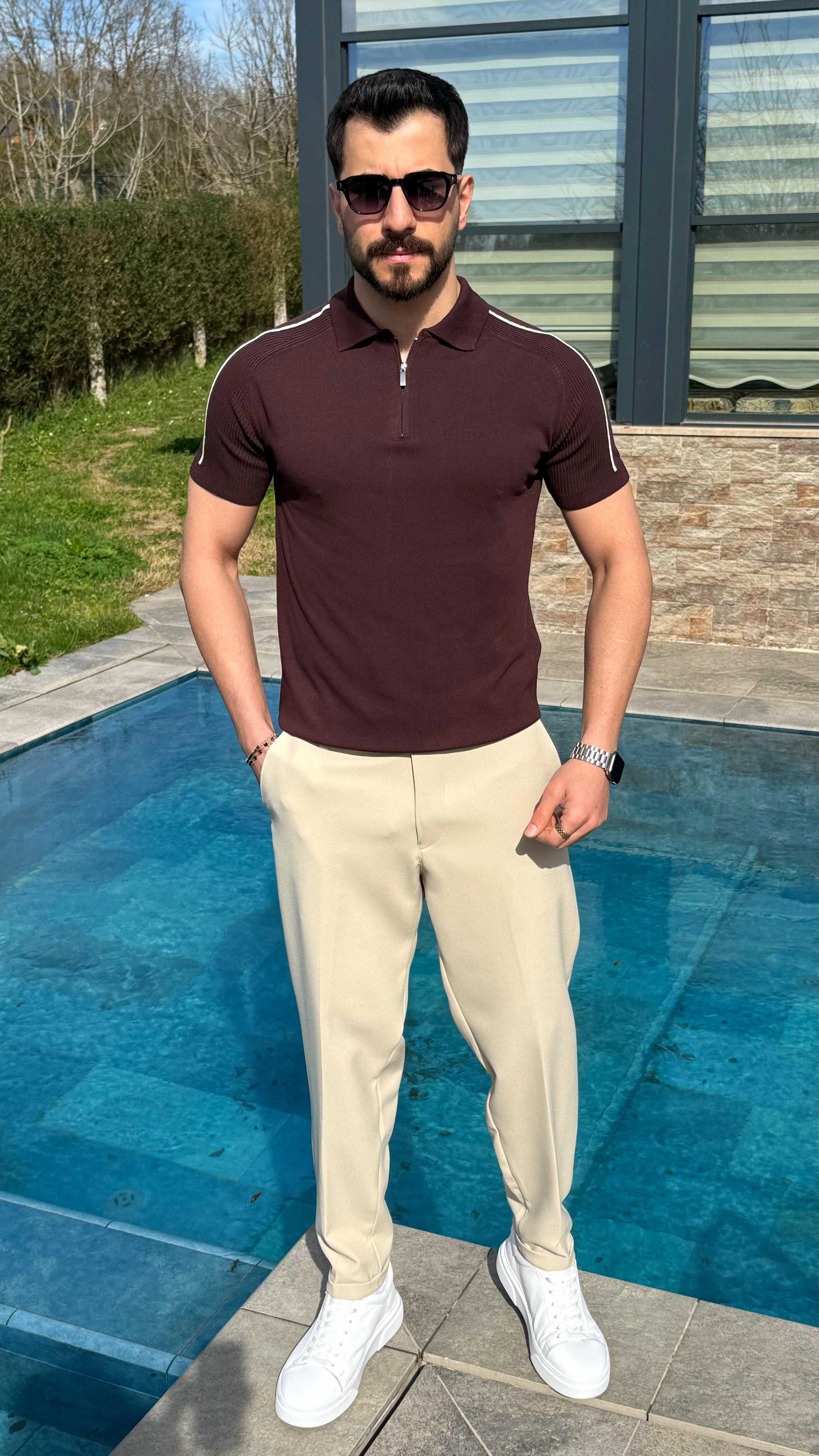 Yazlık Ofis Kombini (T-Shirt-T13/Pantolon-DPP)