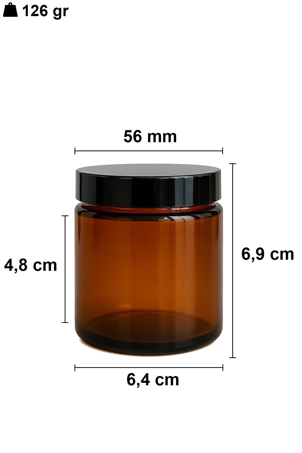100cc Amber Cam Krem Kavanoz