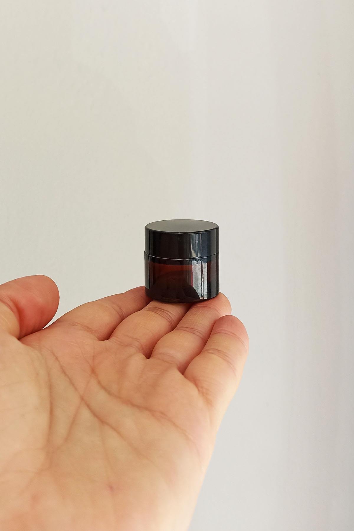10cc Amber Lip Balm Cam Krem Kavanoz