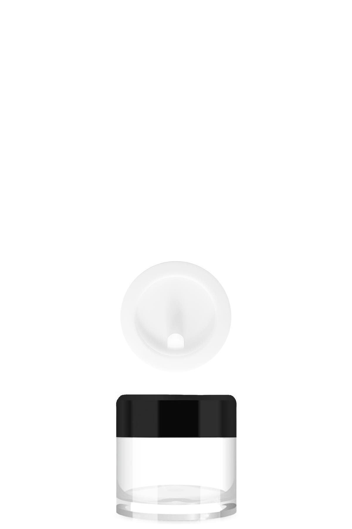10cc Şeffaf Lip Balm Cam Krem Kavanoz