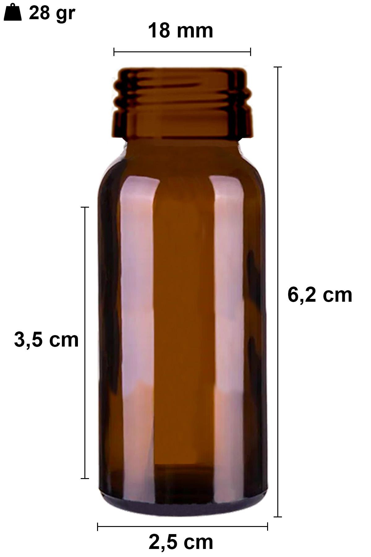 10cc Siyah Çelik Roll On Amber Cam Şişe