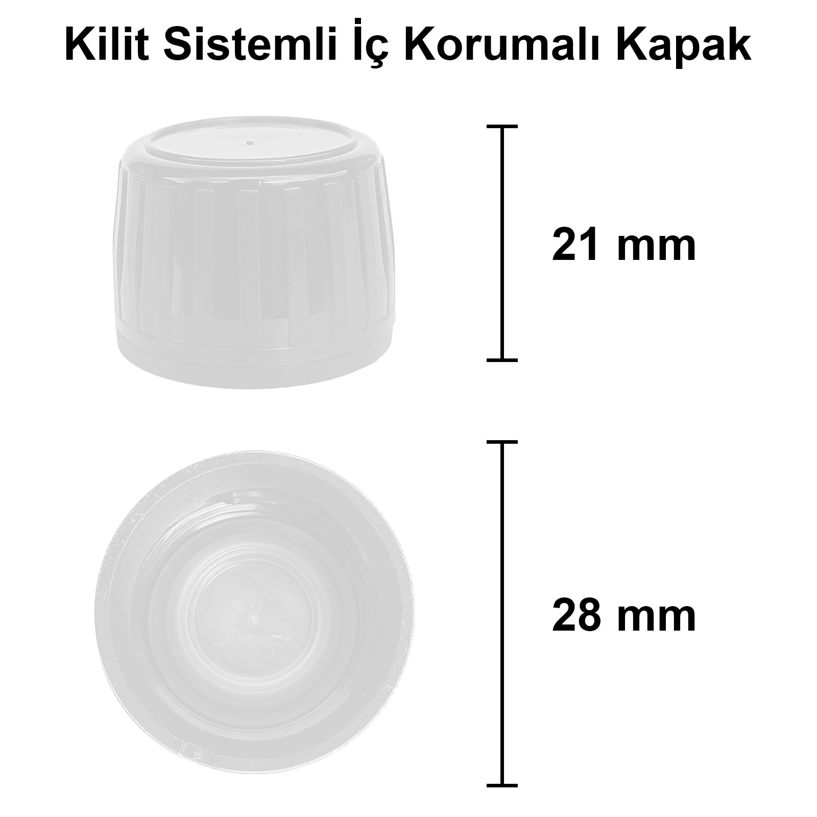 200cc Amber Yassı Ecza Cam Şişe Kapaklı