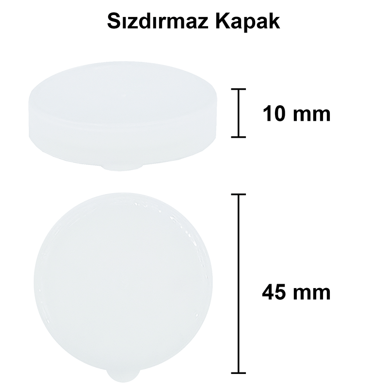 200cc Şeffaf Ayran, Süt Cam Şişe Plastik Kapaklı 