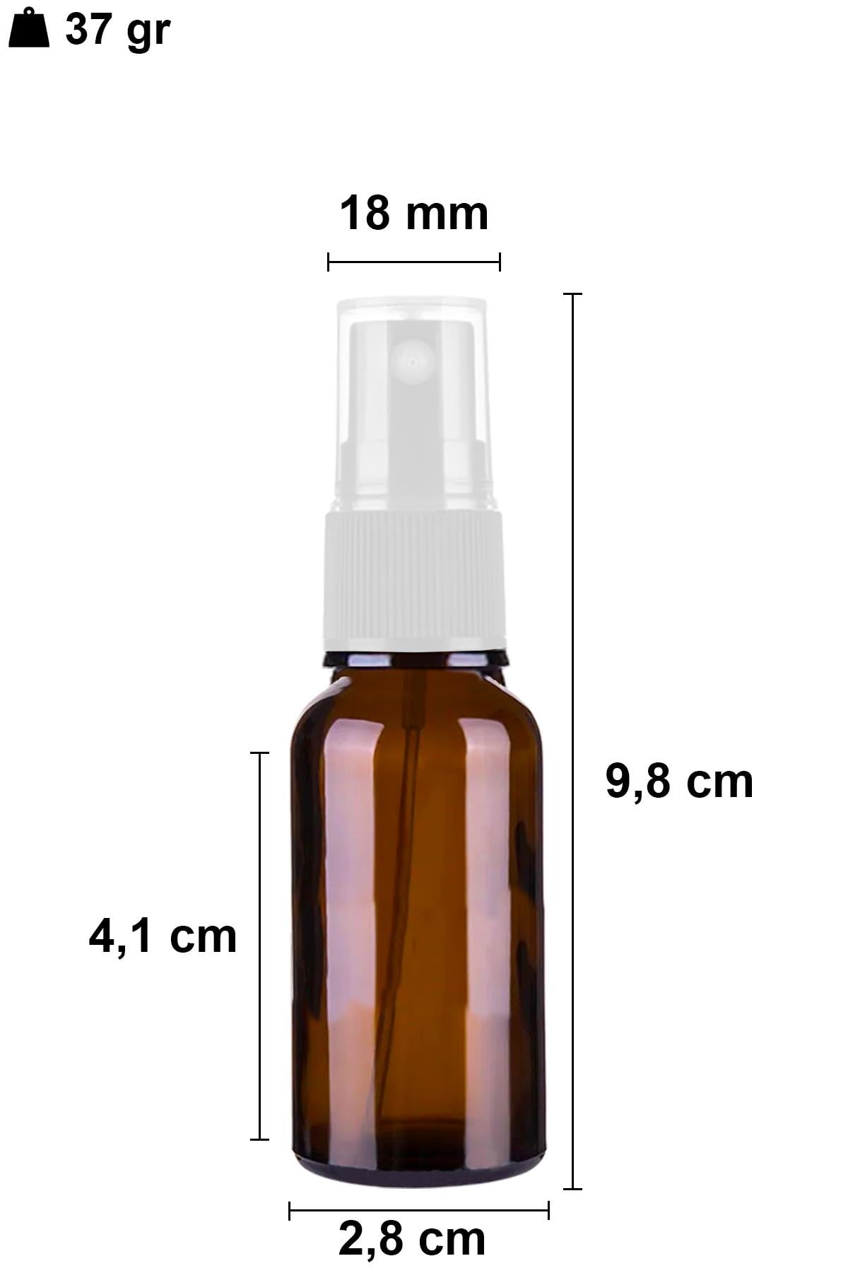 20cc Spreyli Amber Cam Şişe