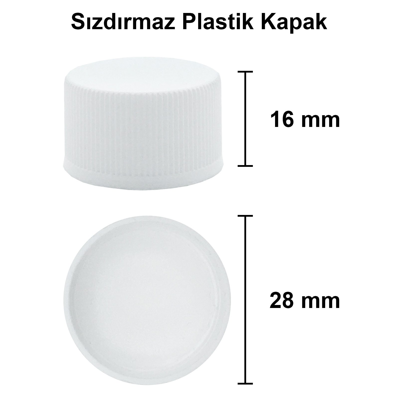 30cc Şeffaf Shot Cam Şişe Kapaklı