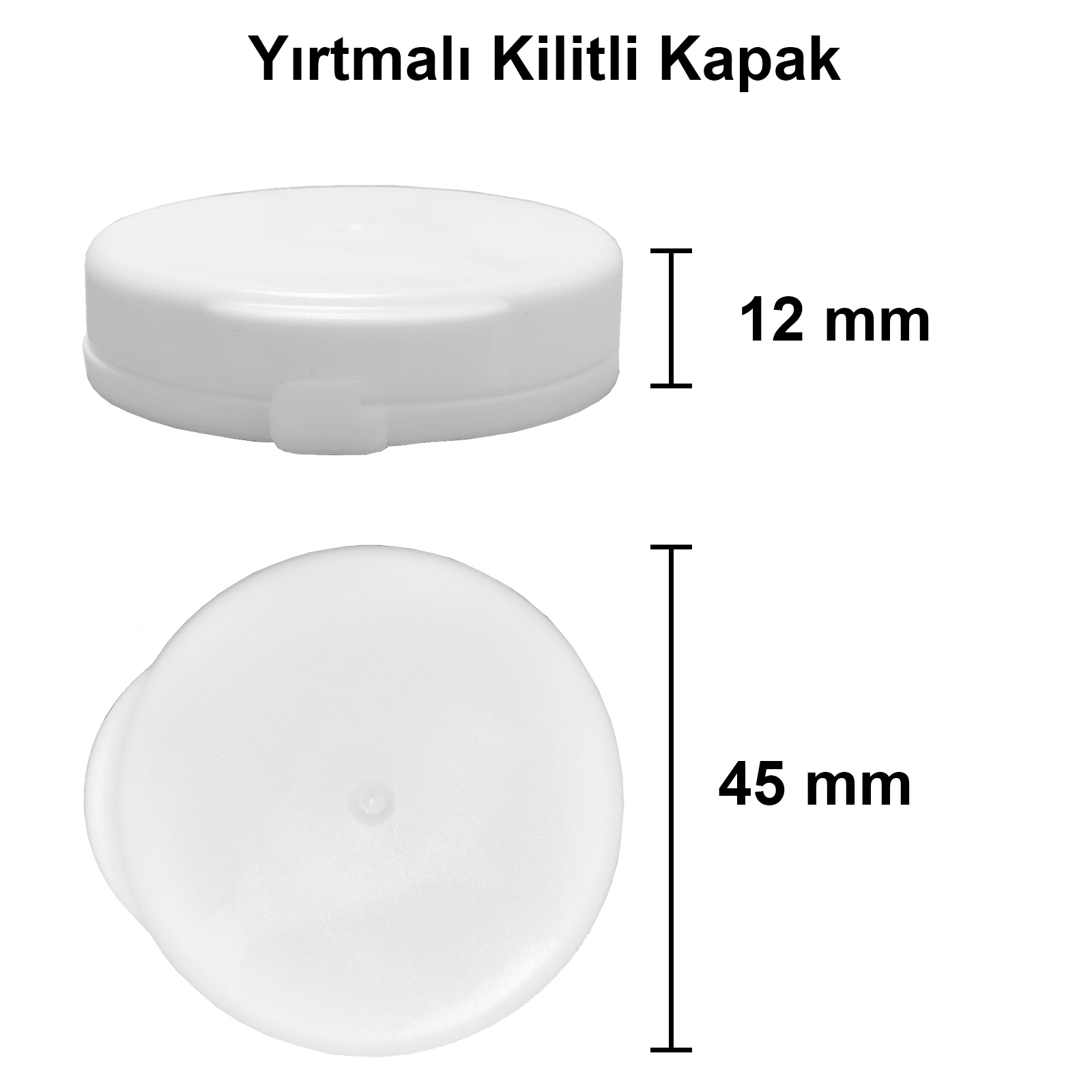 500cc Şeffaf Ayran, Süt Cam Şişe Plastik Kapaklı 