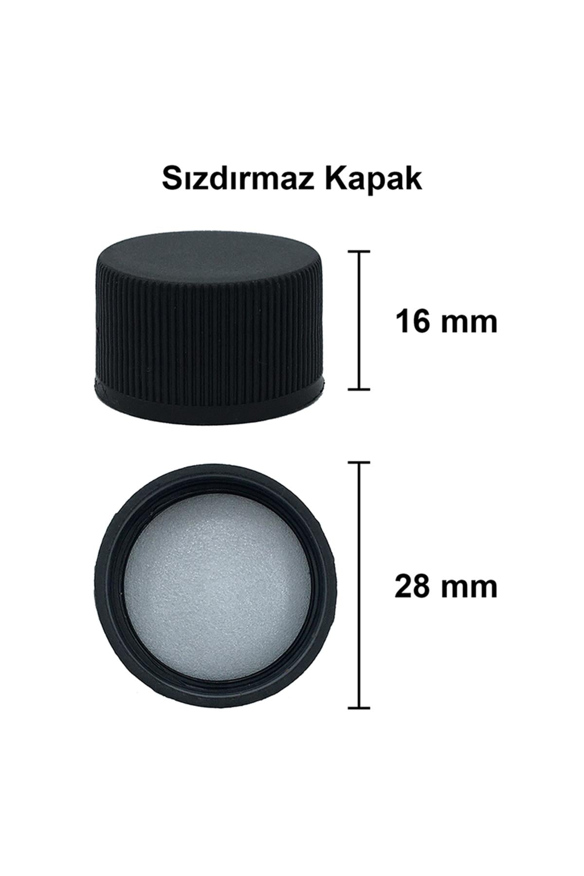 750cc Plastik Kapaklı Şeffaf Meşrubat Cam Şişe
