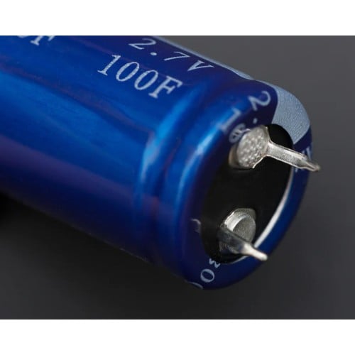 2.7V 100F Süper Kapasitör 22x45mm