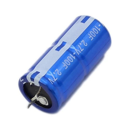 2.7V 100F Süper Kapasitör 22x45mm