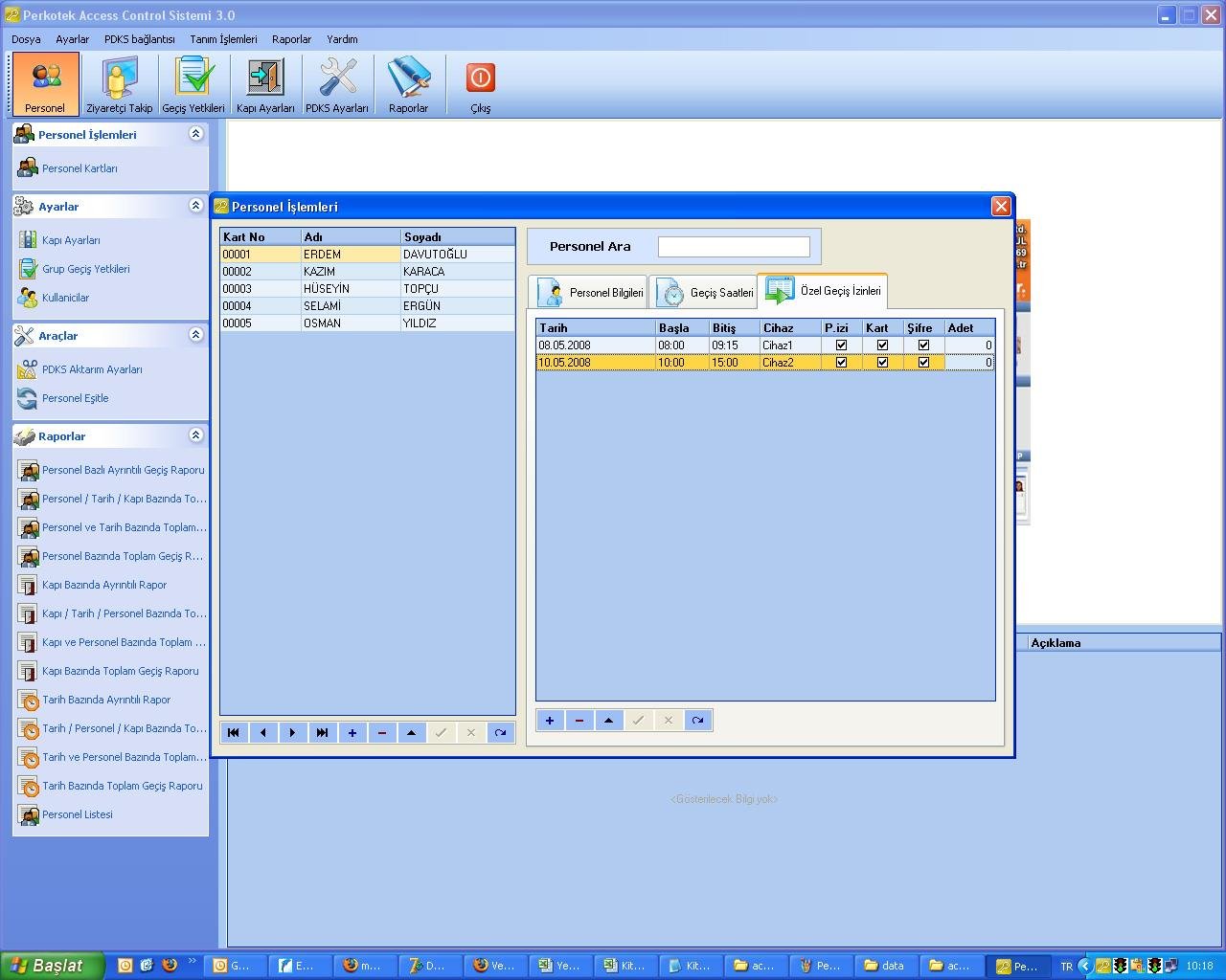 Access Control Yazılımı