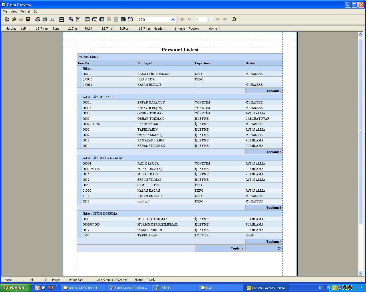 Access Control Yazılımı