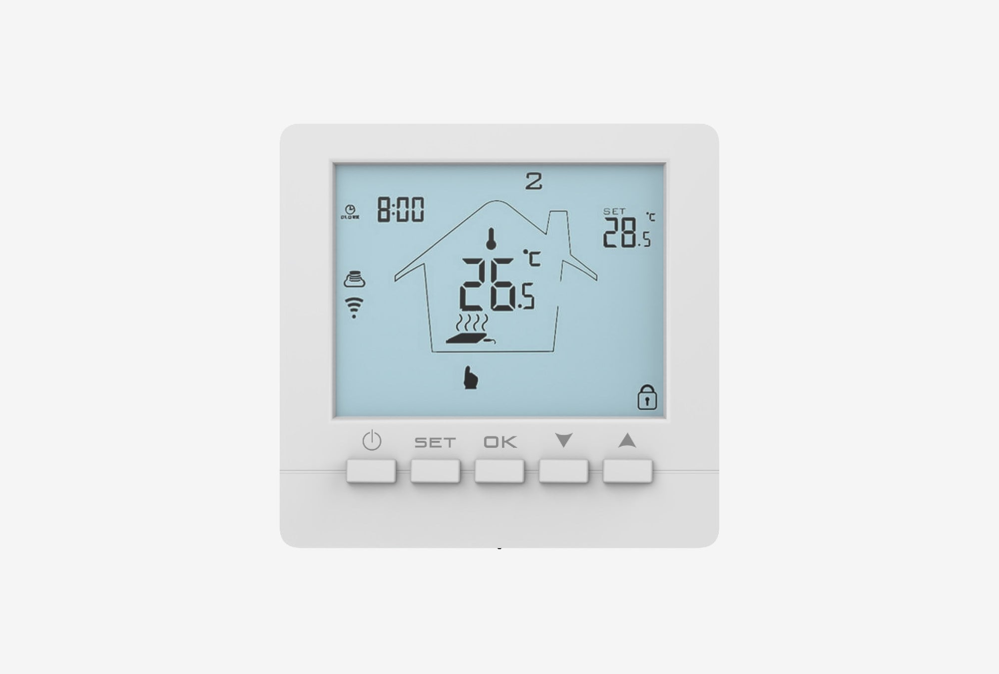 Alpsmart AS-880K Akıllı Wi-Fi Kombi Kontrol Termostatı