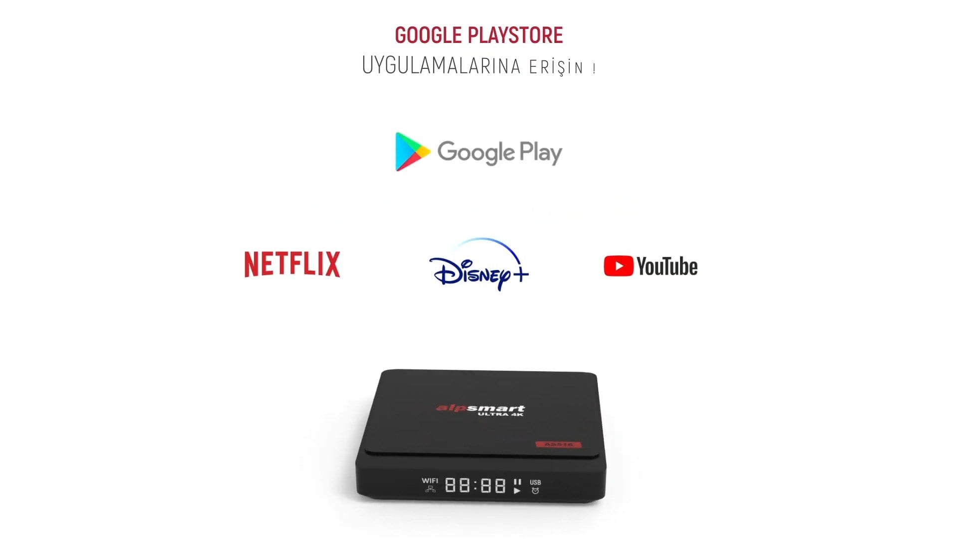 Alpsmart AS516 Android 12 TV Box 4GB RAM / 64GB Hafıza