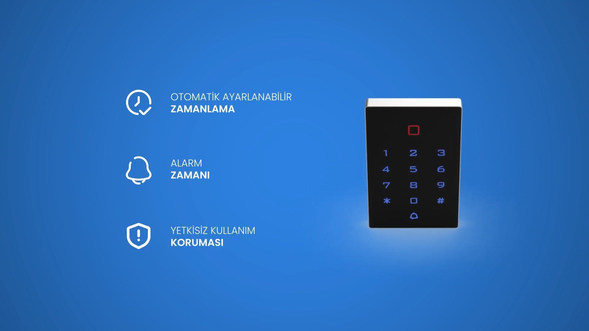 Alpsmart AS530 Wi-Fi Akıllı Kapı Geçiş Kontrol Cihazı (Kartlı ve Şifreli)