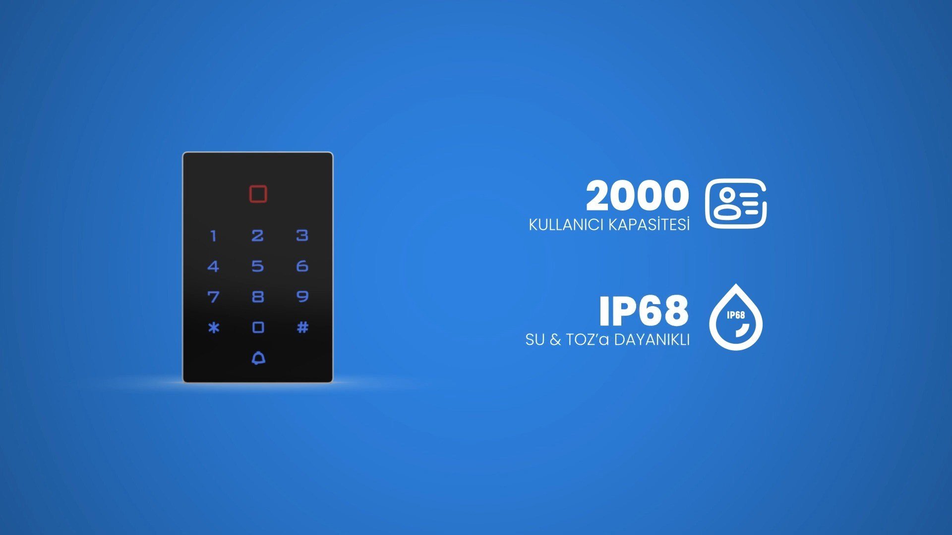Alpsmart AS530 Wi-Fi Akıllı Kapı Geçiş Kontrol Cihazı (Kartlı ve Şifreli)