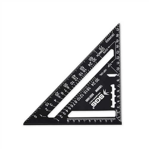 ALÜMİNYUM ÜÇGEN GÖNYE 180 MM