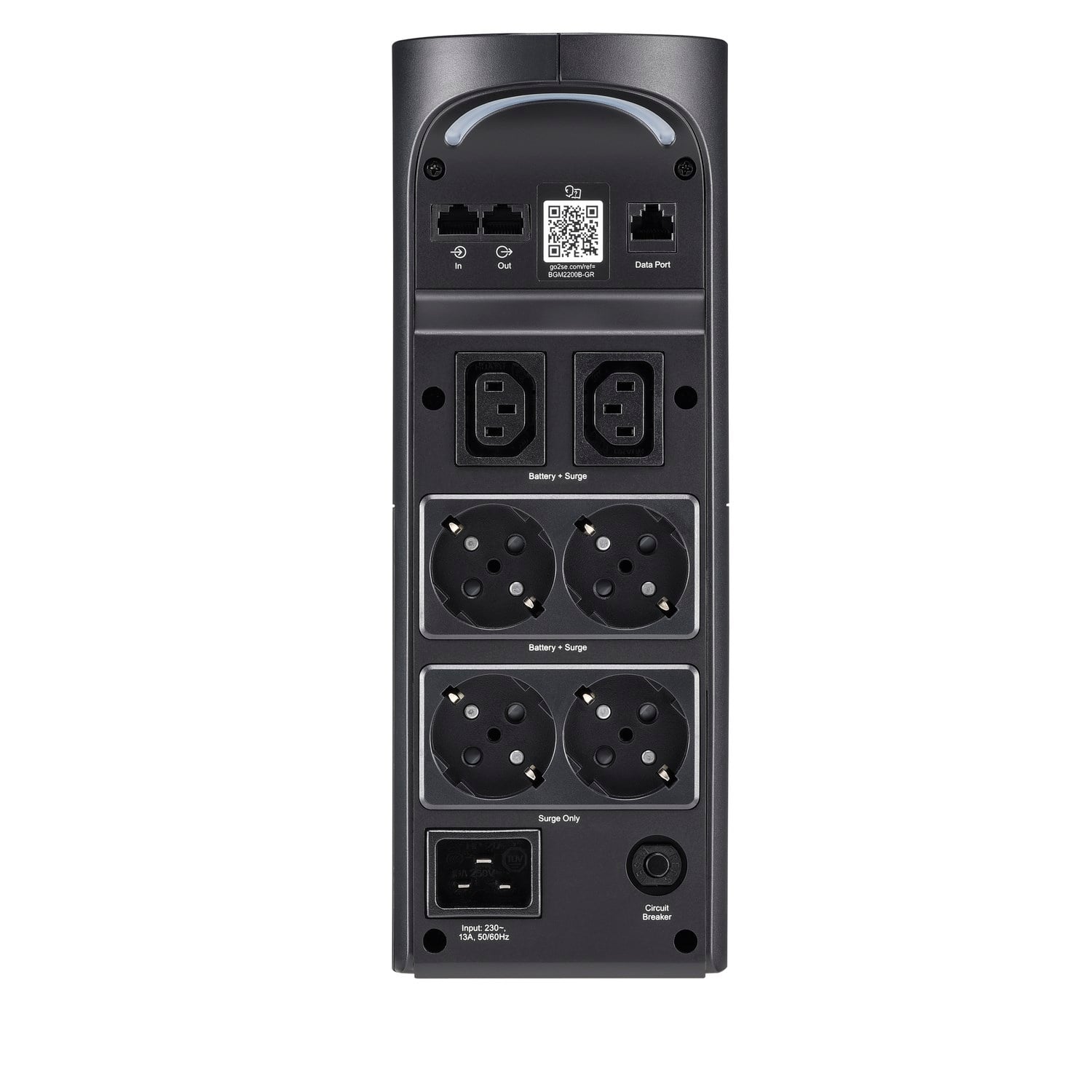 APC BGM2200B-GR Back-UPS Pro Gaming 2200VA 1320W 230V 4x Schuko 2x IEC C13 RGB Saf Sinüs UPS BGM2200B-GR