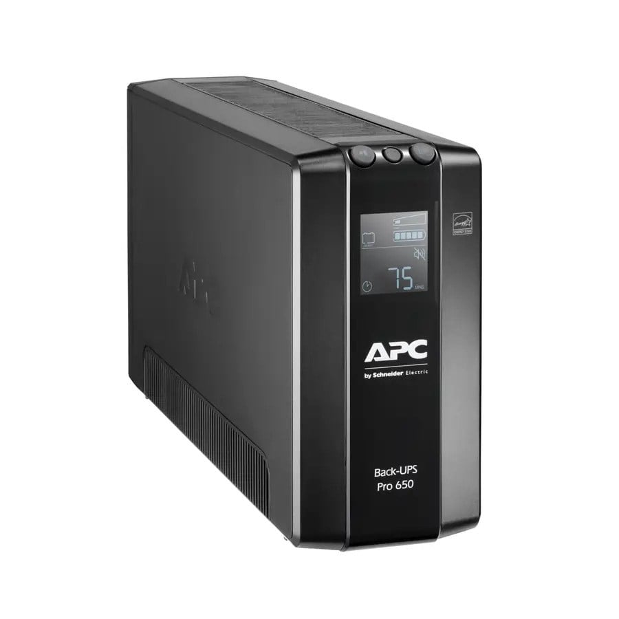 APC BR650MI Back-UPS Pro 650VA 390W 230V 6x IEC C13 AVR LCD UPS Sinus EVO 1 kVA UPS