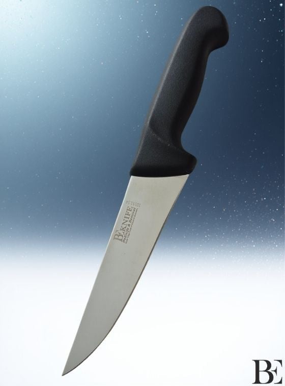 BeKnife Bemiral Bıçak No.1 14 cm 10151.14 Fibrox Kaymaz Saplı Kasap Bıçağı 36mm X 140mm X 3mm Siyah