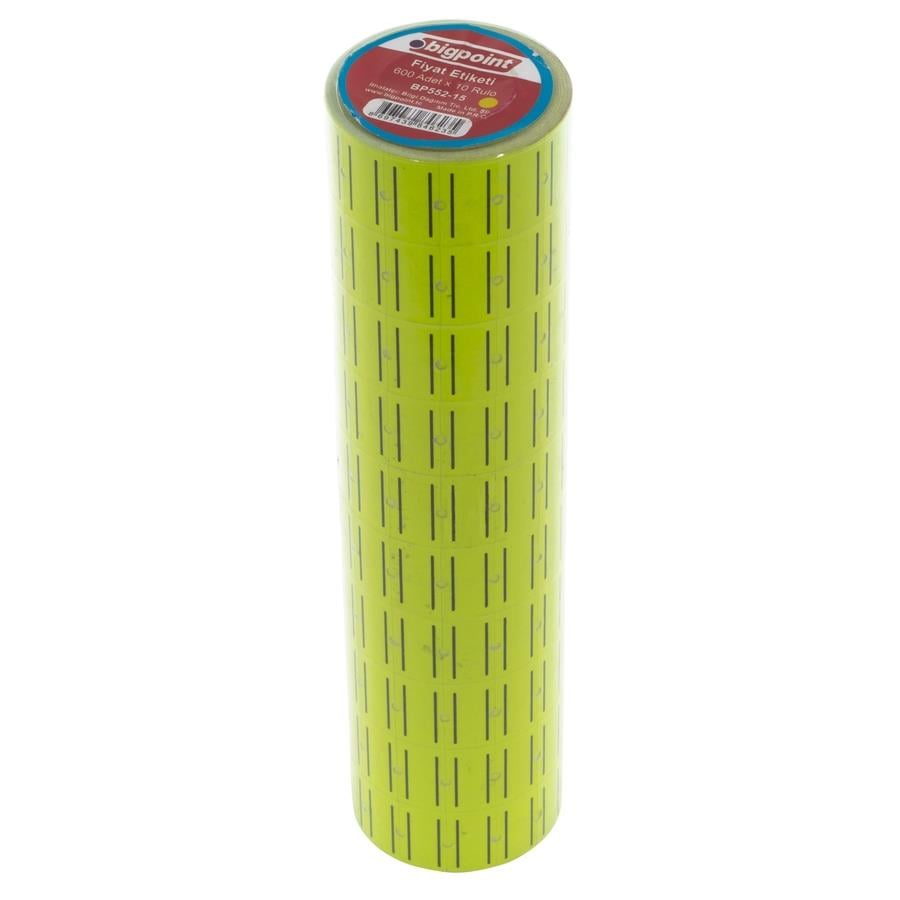 Bigpoint BP552-15 Fiyat Etiketi 10'lu Sarı
