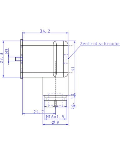 Bürkert 314802 Tip 2518 Form A DIN EN 175301-803 Kablo Soketi Bürkert 314802