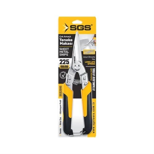 ÇOK AMAÇLI TENEKE MAKASI SİVRİ 225 MM