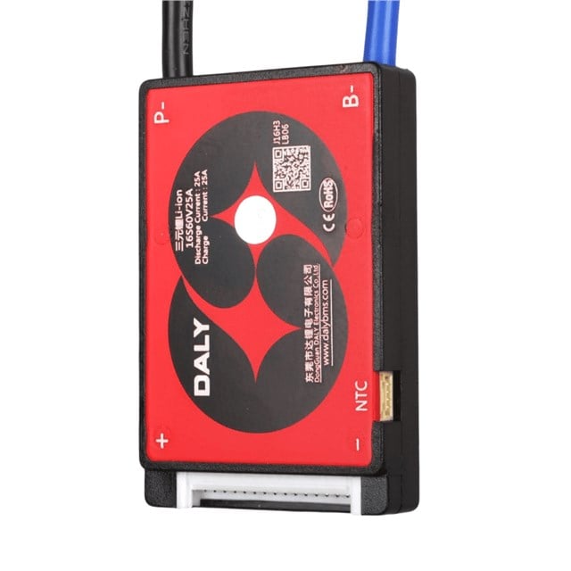 DALY 16S 60V 25A Li-ion Lityum Batarya Akü Pasif Balanslı BMS Kartı - NTC Sıcaklık Sensörlü