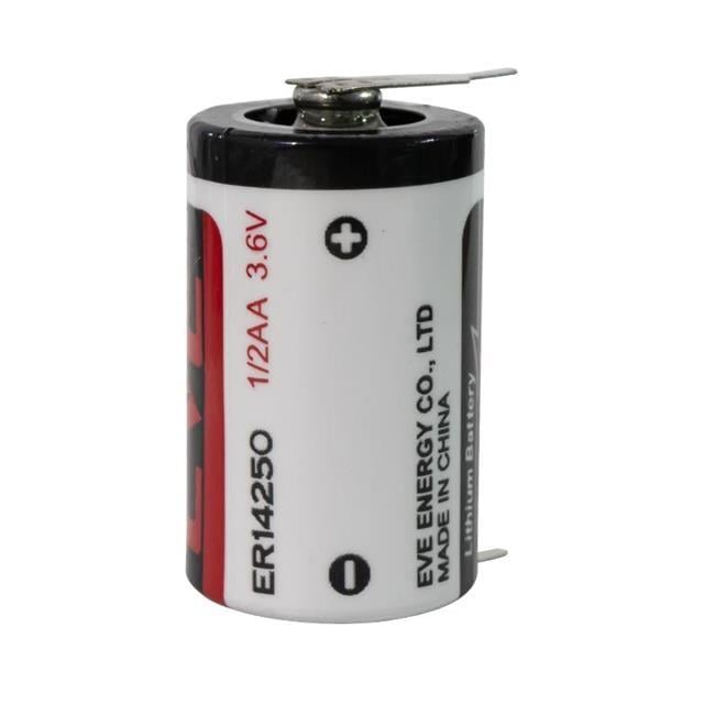 Eve ER14250/3PT 1/2AA - 3.6 Volt Kısa Boy Puntalı Lityum Pil