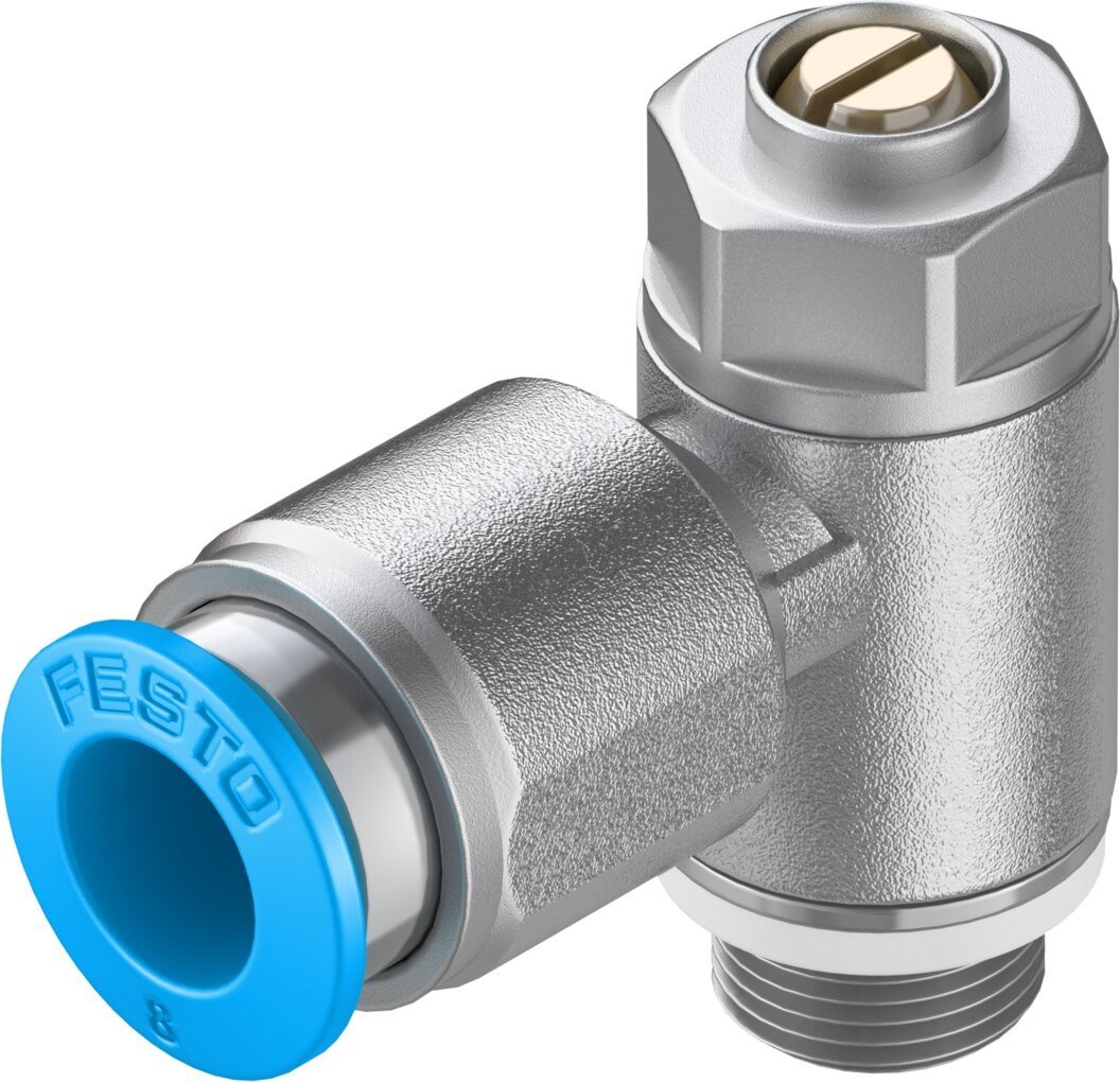 Festo 193145 GRLA-1/8-QS-8-D | Tek Yönlü Akış Kontrol Valfi
