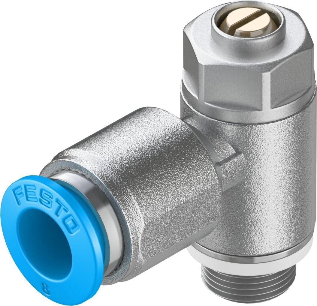Festo 193159 GRLZ-1/8-QS-8-D | Tek Yönlü Akış Kontrol Valfi