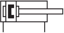 Festo 536211 ADN-12-5-I-P-A Kompakt Silindir 12x5 mm 536211