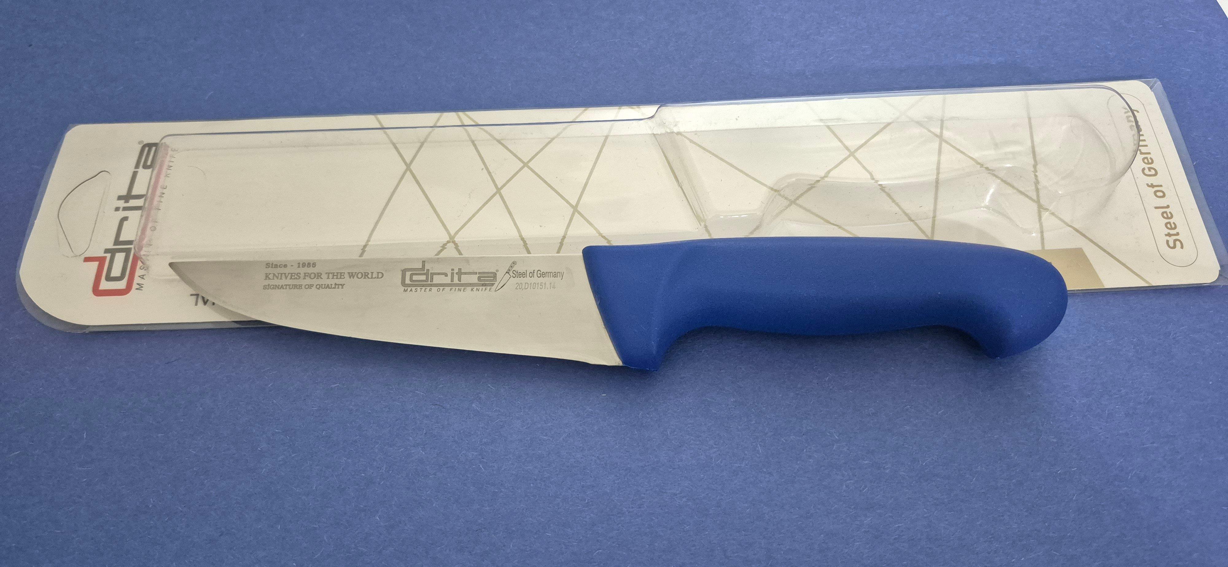 Fibrox Kaymaz Saplı Kasap Bıçağı 14 cm No.1 Hulusi - Drita Bıçak 36mm X 140mm X 3mm 10151.14