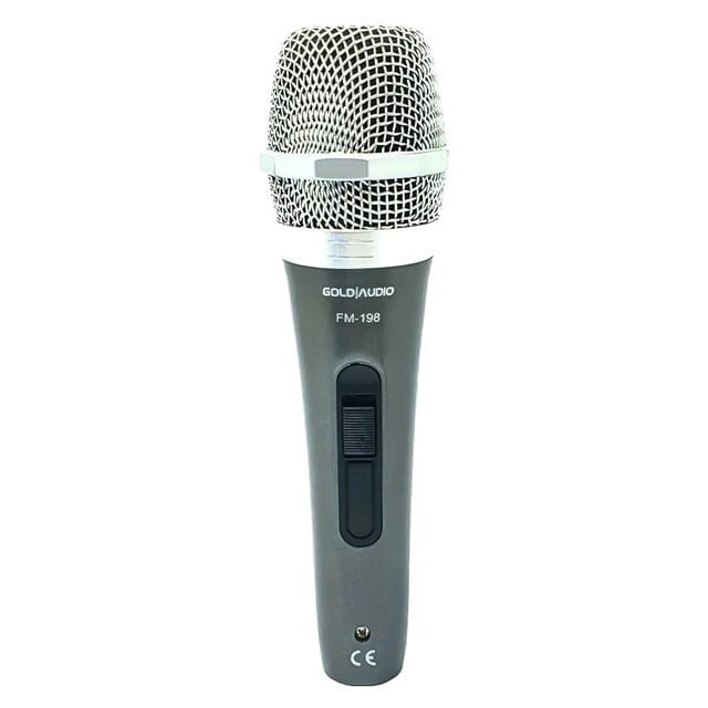 Gold Audio FM-198 Dinamik 600 Ohm Kablolu El Mikrofonu