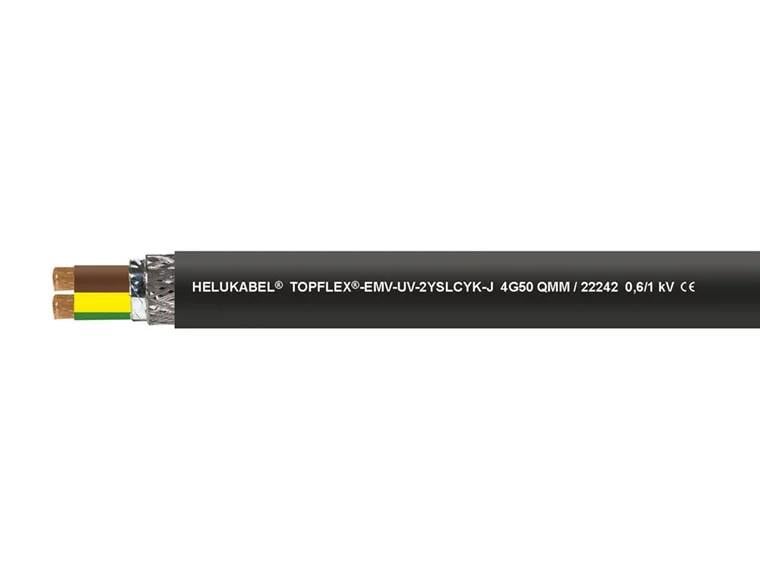 HELUKABEL 22237 TOPFLEX EMV-UV-2YSLCYK-J black 4 G 6 mm²