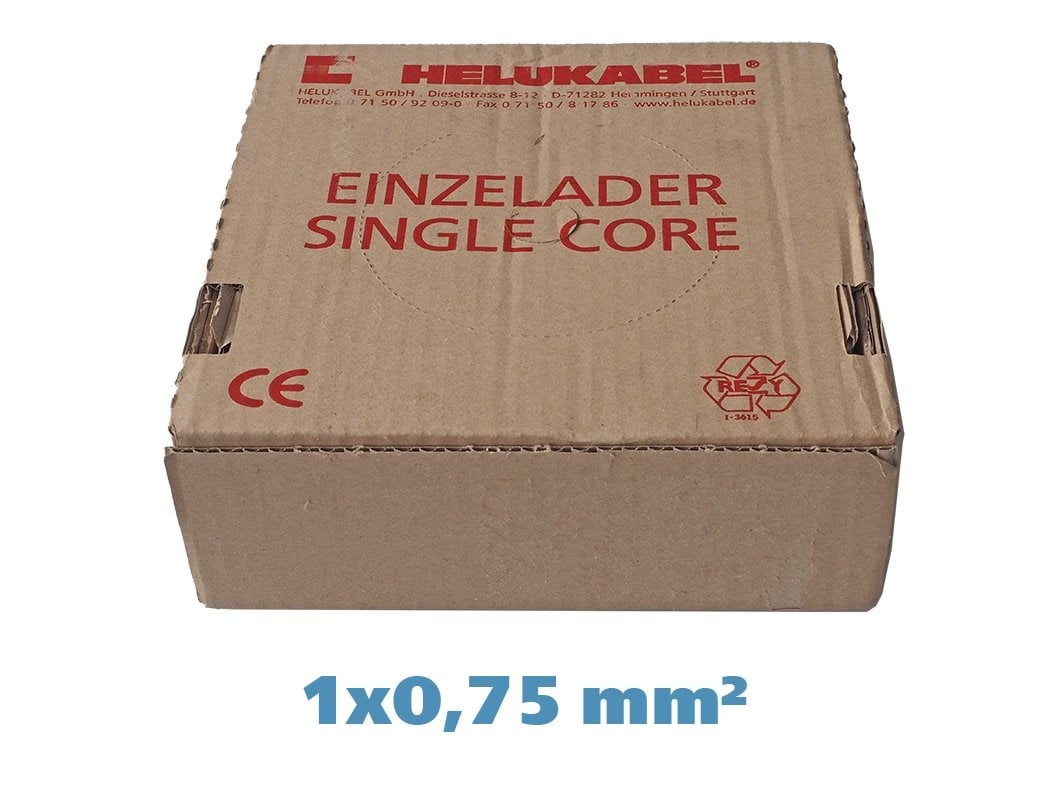 Helukabel 29099 H05V-K 1x0.75 mm² Mavi Tek Damar Kablo