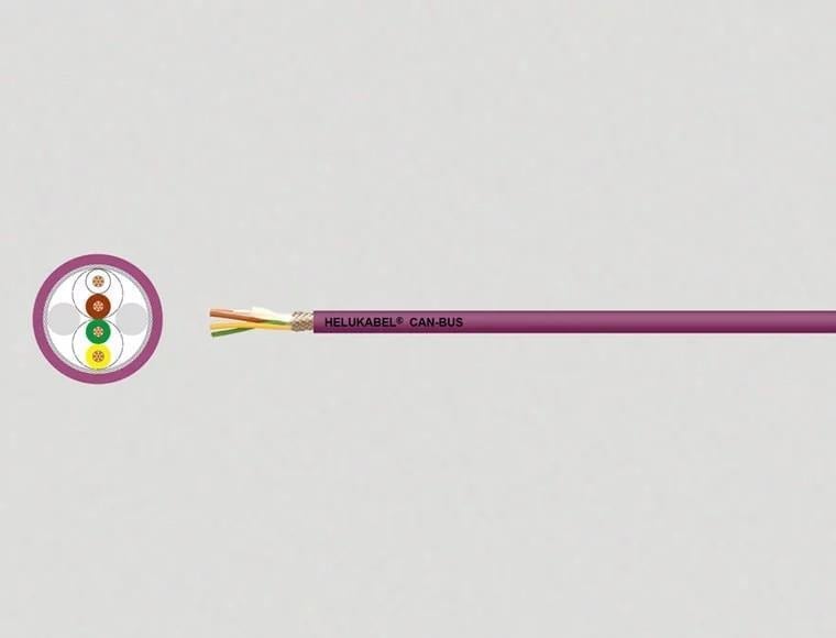 HELUKABEL  803722- CAN-Bus fixed 2x2x0,50 mm² innen PVC vt   